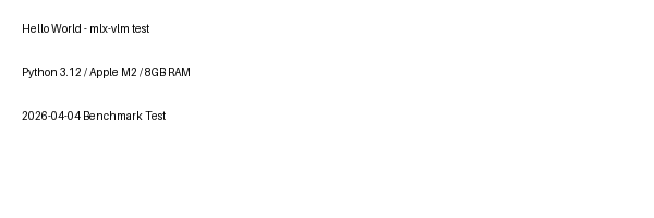 テスト画像1: 英語テキスト